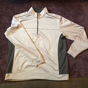 Gray XL Nike Golf Therma-fit long sleeve pull-over